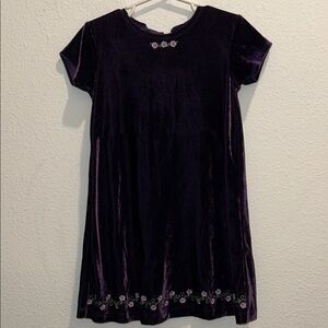 Blueberi Boulevard Rich Purple Velvet Dress